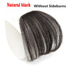MERISI HAIR 4Color Clip In Hair Bangs Hairpiece Synthetic Fake Bangs Hair Piece Clip In Hair Extensions