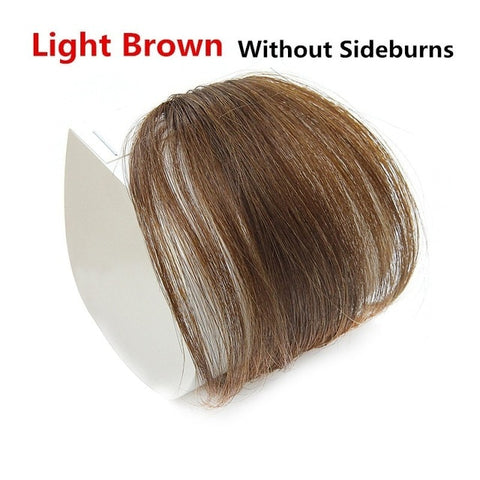 MERISI HAIR 4Color Clip In Hair Bangs Hairpiece Synthetic Fake Bangs Hair Piece Clip In Hair Extensions