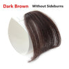 MERISI HAIR 4Color Clip In Hair Bangs Hairpiece Synthetic Fake Bangs Hair Piece Clip In Hair Extensions