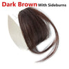 MERISI HAIR 4Color Clip In Hair Bangs Hairpiece Synthetic Fake Bangs Hair Piece Clip In Hair Extensions