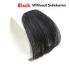 MERISI HAIR 4Color Clip In Hair Bangs Hairpiece Synthetic Fake Bangs Hair Piece Clip In Hair Extensions