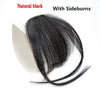 MERISI HAIR 4Color Clip In Hair Bangs Hairpiece Synthetic Fake Bangs Hair Piece Clip In Hair Extensions