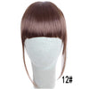 MERISI HAIR 4Color Clip In Hair Bangs Hairpiece Synthetic Fake Bangs Hair Piece Clip In Hair Extensions
