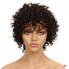 Rebecca Short Loose Curly Wigs For Black Women Peruvian Remy Bouncy Curly Human Hair Wigs 10 Color Free Shipping
