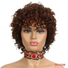 Rebecca Short Loose Curly Wigs For Black Women Peruvian Remy Bouncy Curly Human Hair Wigs 10 Color Free Shipping