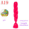 MERISIHAIR 24 inch Jumbo Braids Long Ombre Jumbo Synthetic Braiding Hair Crochet Blonde Pink Blue Grey Hair Extensions African