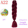 MERISIHAIR 24 inch Jumbo Braids Long Ombre Jumbo Synthetic Braiding Hair Crochet Blonde Pink Blue Grey Hair Extensions African