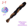 MERISIHAIR 24 inch Jumbo Braids Long Ombre Jumbo Synthetic Braiding Hair Crochet Blonde Pink Blue Grey Hair Extensions African