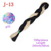 MERISIHAIR 24 inch Jumbo Braids Long Ombre Jumbo Synthetic Braiding Hair Crochet Blonde Pink Blue Grey Hair Extensions African